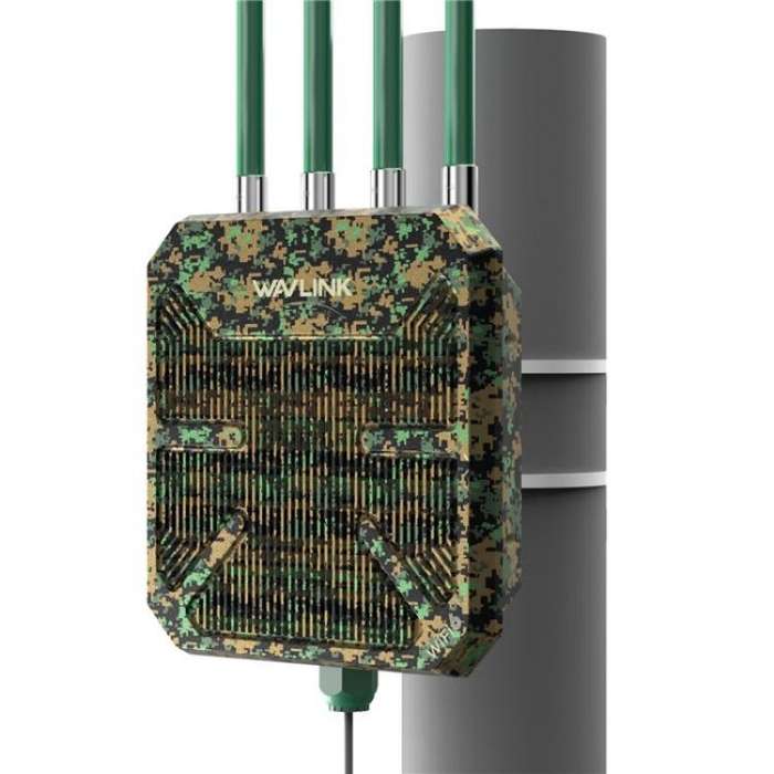 WAVLINK WN573HX1 WiFi 6 AX1800 Dual Band Wireless Router Outdoor WiFi Access Point, Plug:US Plug