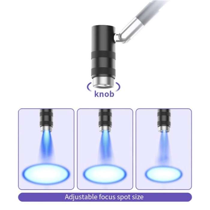 AL50 Eyelash Extensions / Nail Art / Eyebrow Tattoo Wrist Strap Curing Light UV Lamp(EU Plug)