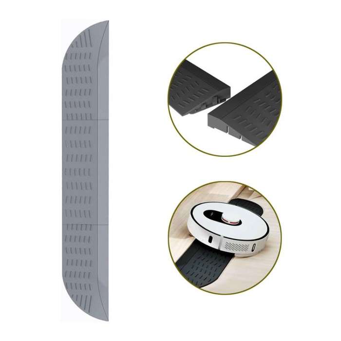 JUNSUNMAY For Ecovacs / iRobot / Mijia / Dreame Sweeping Robot Universal Threshold Bars Ramp Mat(...