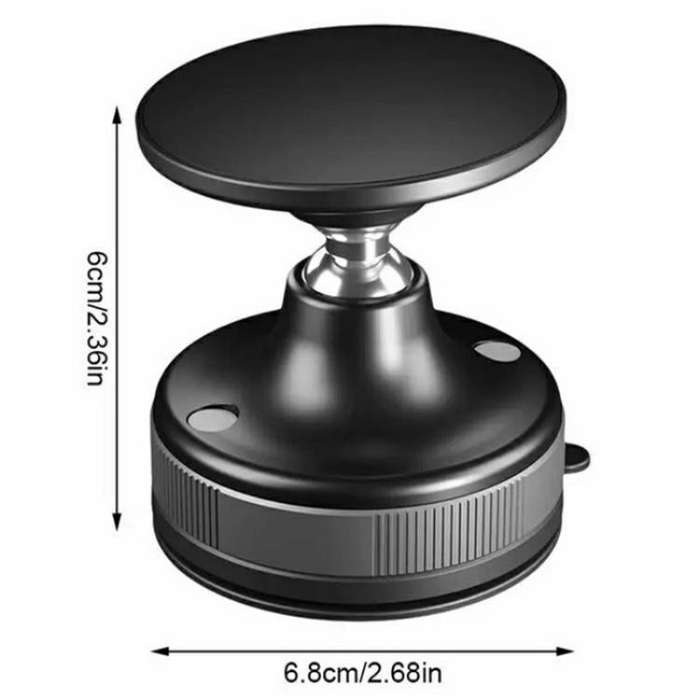 T29 Dashboard Windshield Adjustable Phone Stand Magnetic Car Mount Suction Cup Holder(White)