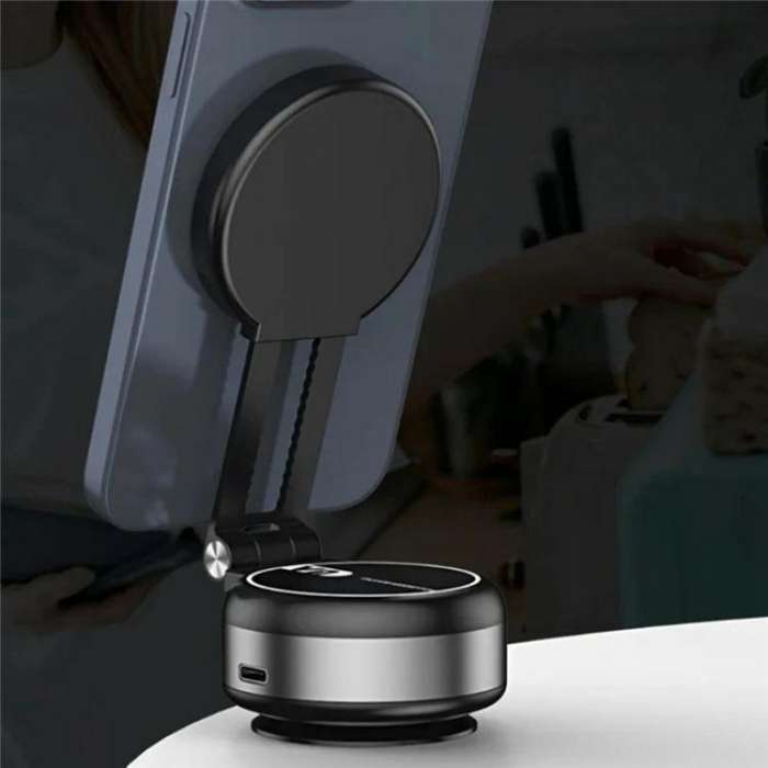 CZ07 Extendable Navigation Stand Car Phone Mount Magnetic Vacuum Suction Dashboard Holder