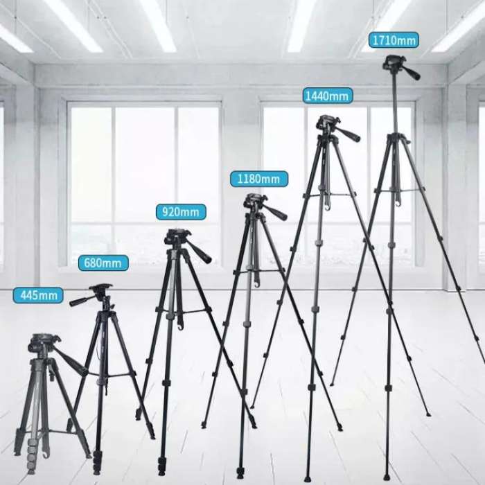 JMARY KP-2201 Portable 1.7m Adjustable Stand Smartphone / Camera Live Photography Tripod