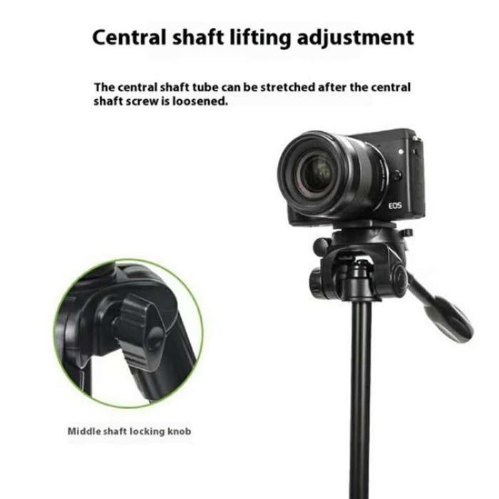 YUNTENG VCT-6828RM Selfie Live Streaming Photography Bracket Camera Phone Tripod Stand