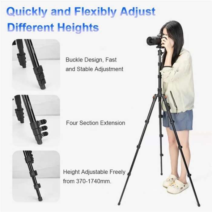 YUNTENG VCT-180 Selfie Stick Foldable Photography Camera Tripod Live Streaming Stand