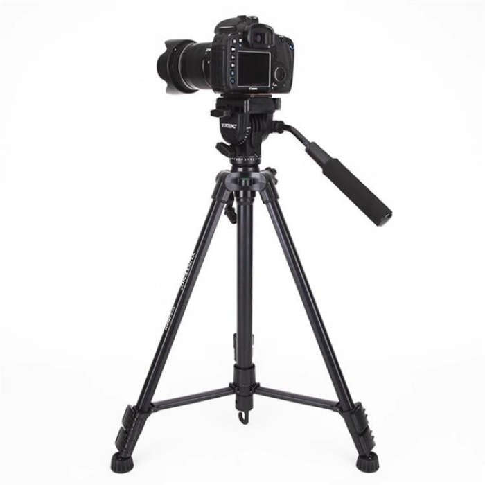 YUNTENG VCT-391RM Portable Live Streaming Stand for Sony JVC Canon Camera Tripod