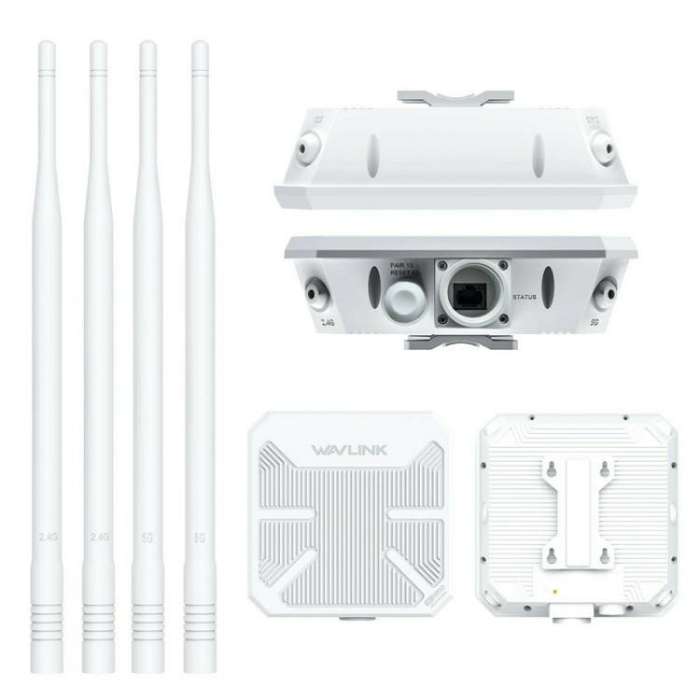 WAVLINK WN588HA2 AP Repeater WiFi Signal Booster AC1200 Dual Band WiFi Extender, Plug:EU Plug