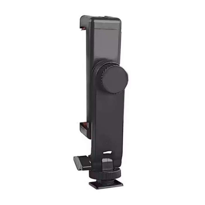 KY18 Live Streaming Photography DSLR Camera Rotating Cellphone Clamp Cold Shoe Mount