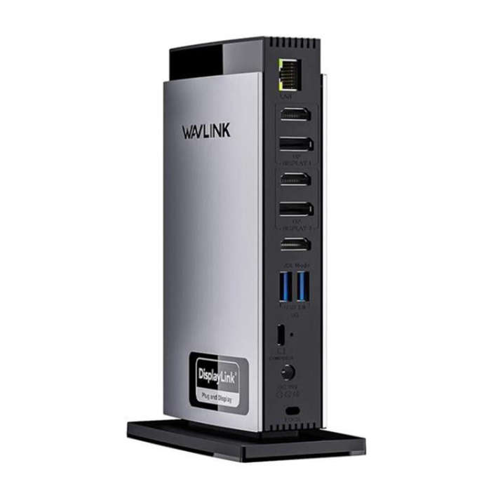 WAVLINK WL-UG69PD13Pro DisplayLink Docking Station 15 in 1 USB-C Hub for MacBook Laptop(UK Plug)