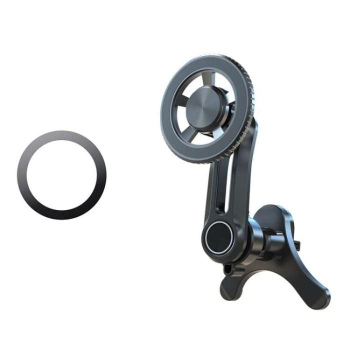 V005 360 Degree Rotatable Air Vent Holder Bracket Compatible With MagSafe Car Phone Mount(Gear Type)