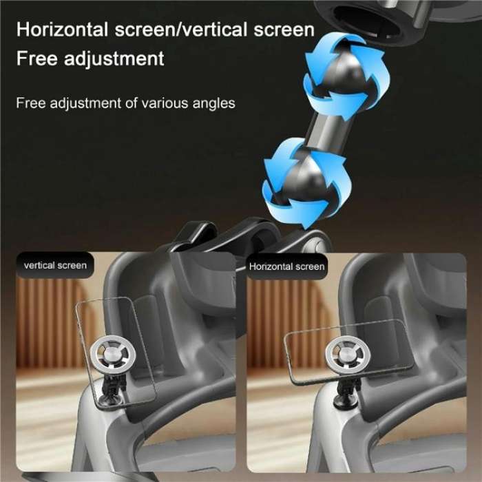 X036 Dual Magnetic MagSafe Lazy Phone Holder for Gym Equipment