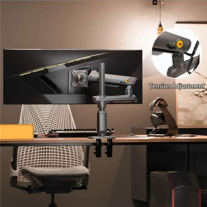 NORTH BAYOU A7 Ergonomic Gaming Monitor Arm Stand 27-50 Inch Monitors VESA Mount