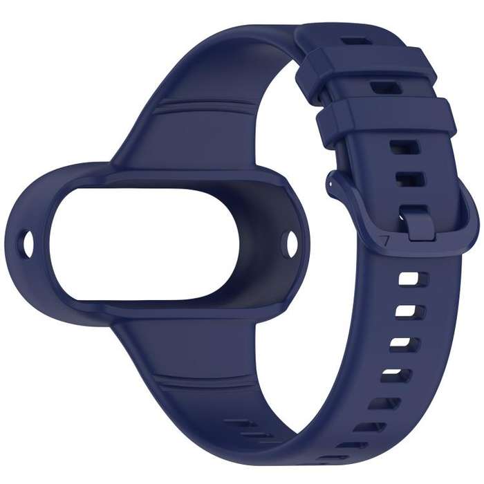 For Insta 360 Go 3 / Go 3S / Go 2 Solid Color Silicone Watch Band(Dark Blue)