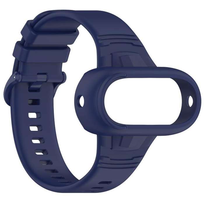 For Insta 360 Go 3 / Go 3S / Go 2 Solid Color Silicone Watch Band(Dark Blue)