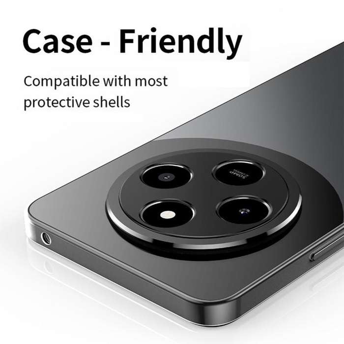 For Redmi 14C Kalebol Metal Hollow Lens Protection Ring
