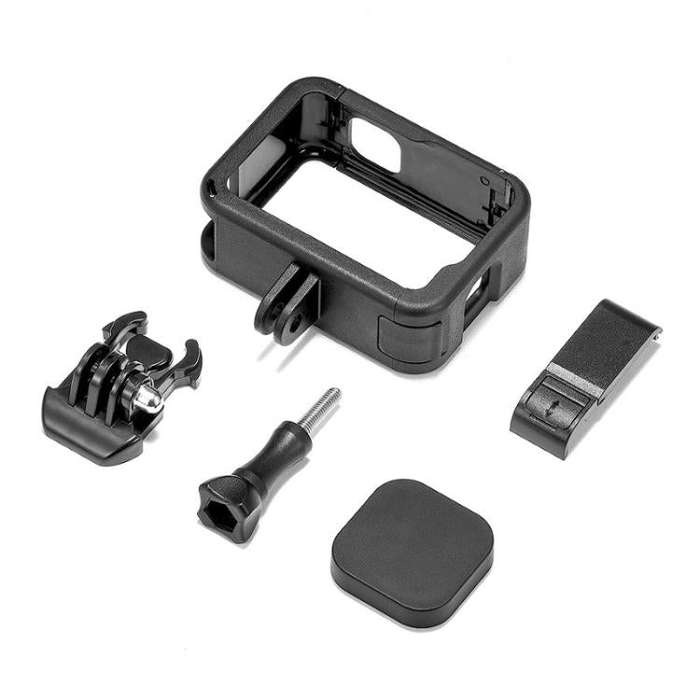For GoPro HERO13 Black / HERO12 Black Dual Cold Shoes Frame Expansion PA Cage with Side Interface...