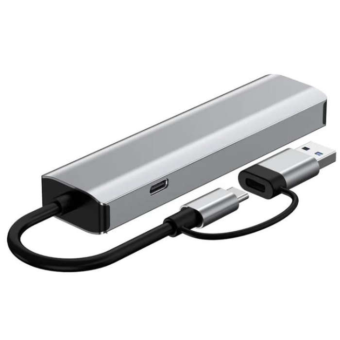 2501 RJ45 Gigabit Network Card Converter USB-C / USB to Ethernet Adapter