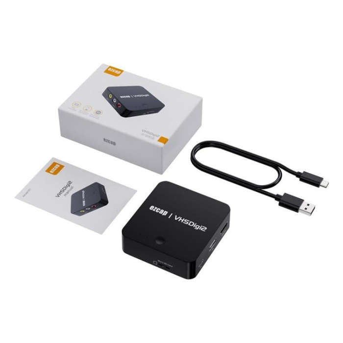 Ezcap 181P Video Capture Box VHSDigi2 AV Recorder VHS to MP4 Converter