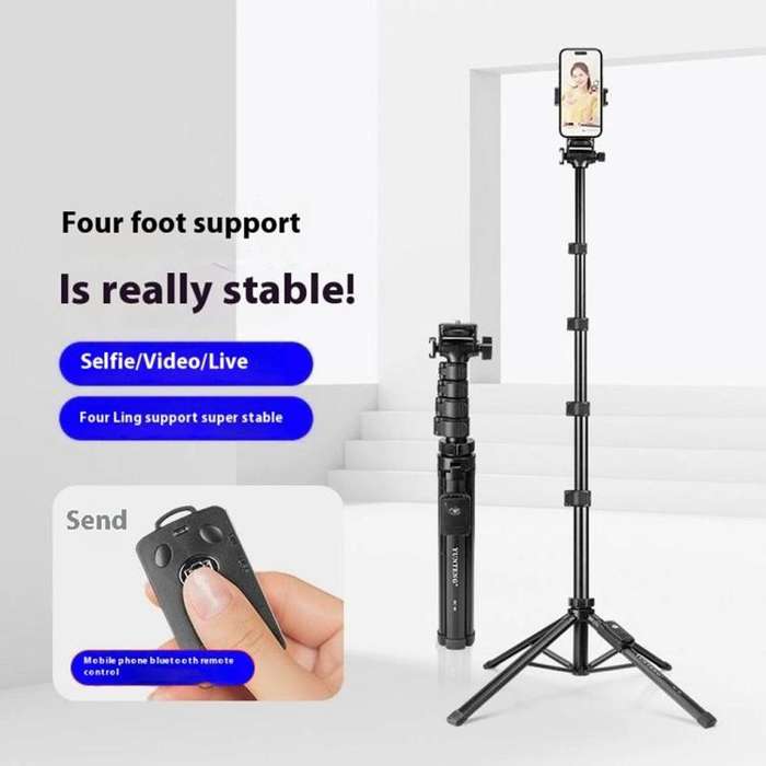 YUNTENG XC-90 Smartphone Camera Bluetooth Selfie Stand for Vlog Video Live Streaming