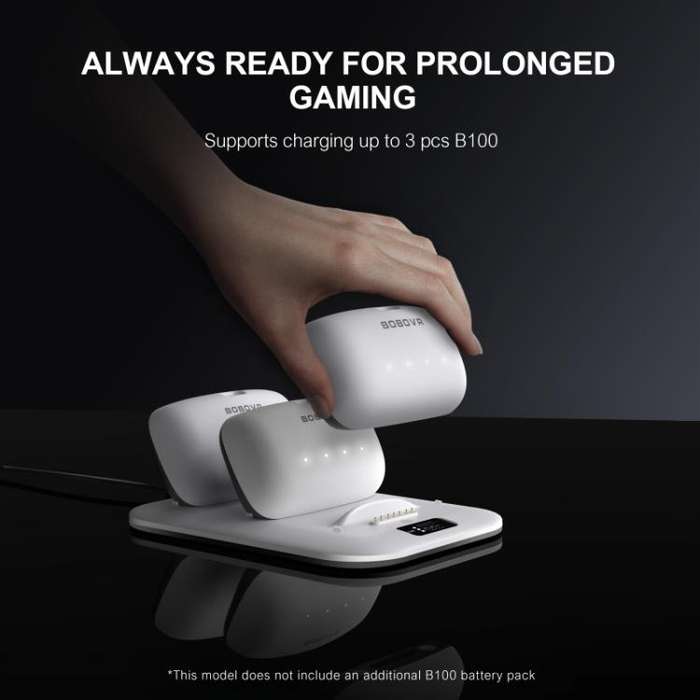 BOBOVR BD3 Charging Dock for 3x B100 Battery 30W Fast Charger Base