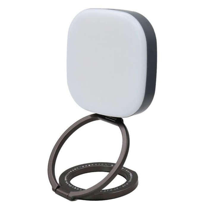 AL80 Portable 360 Degree Rotatable Magnetic Selfie Fill Light LED Fill Lamp(Black)