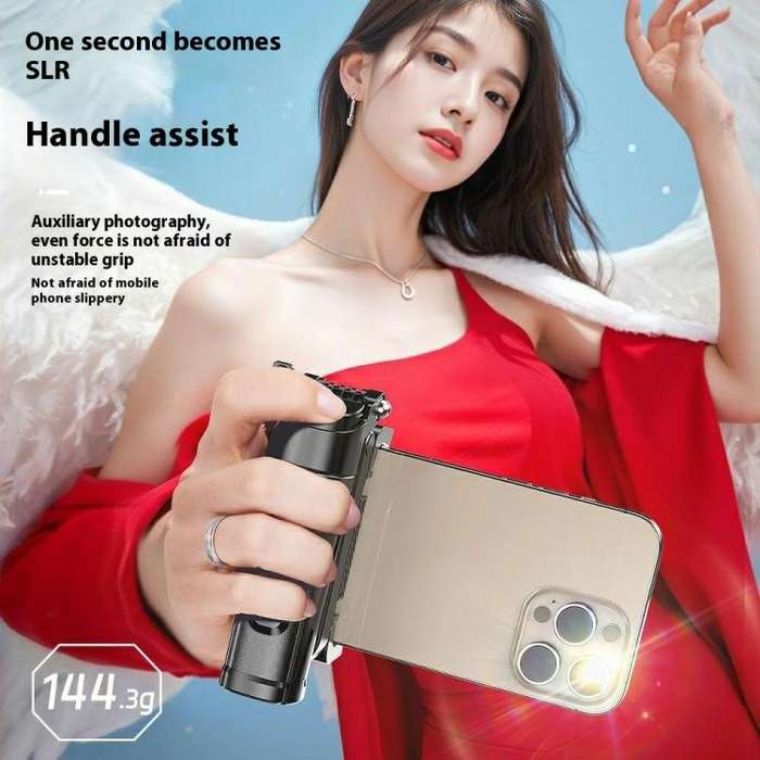 P25 Extendable Anti-shake Four-Legged Stand Portable Handheld Phone Selfie Stick(Black)