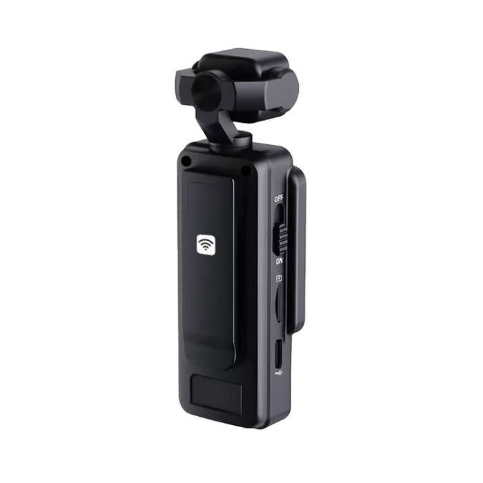 1080P Ultra-HD Clip Pocket Vlog Camera WiFi Portable Video Recorder Camera(Black)