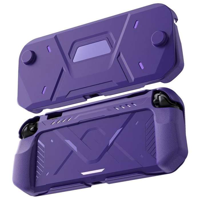 For Nintendo Switch 2 Game Console Mecha Style TPU Protective Case(Purple)