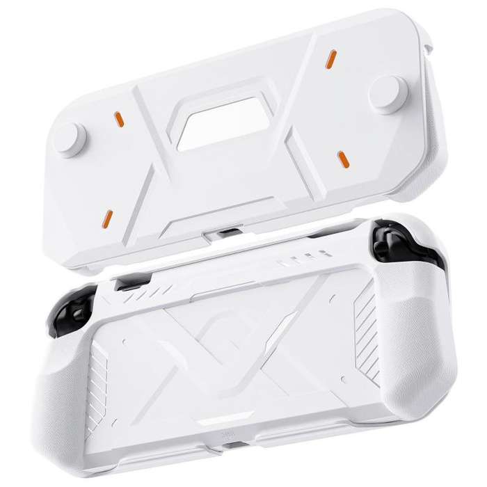 For Nintendo Switch 2 Game Console Mecha Style TPU Protective Case(White)