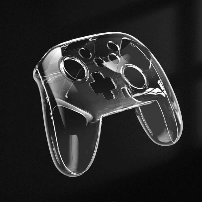 For Nintendo Switch 2 Pro Gamepad Transparent Full Cover PC Protective Case