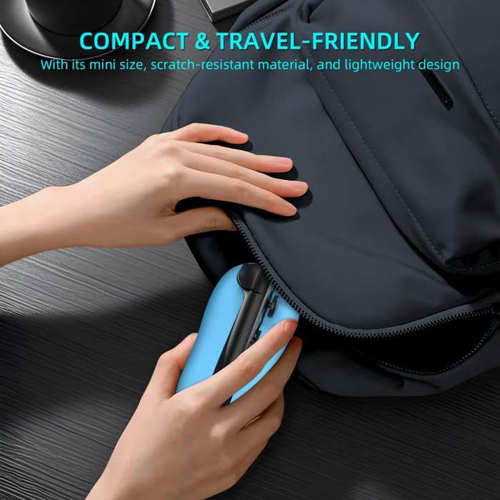 For Nintendo Switch 2  Mini Portable Handle Turns To A Mouse In Seconds(Black)
