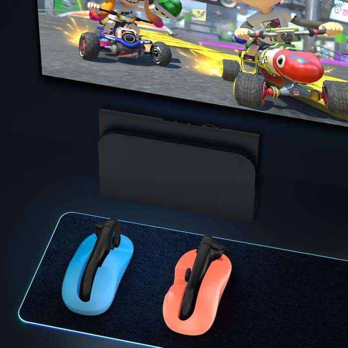 For Nintendo Switch 2  Mini Portable Handle Turns To A Mouse In Seconds(Black)
