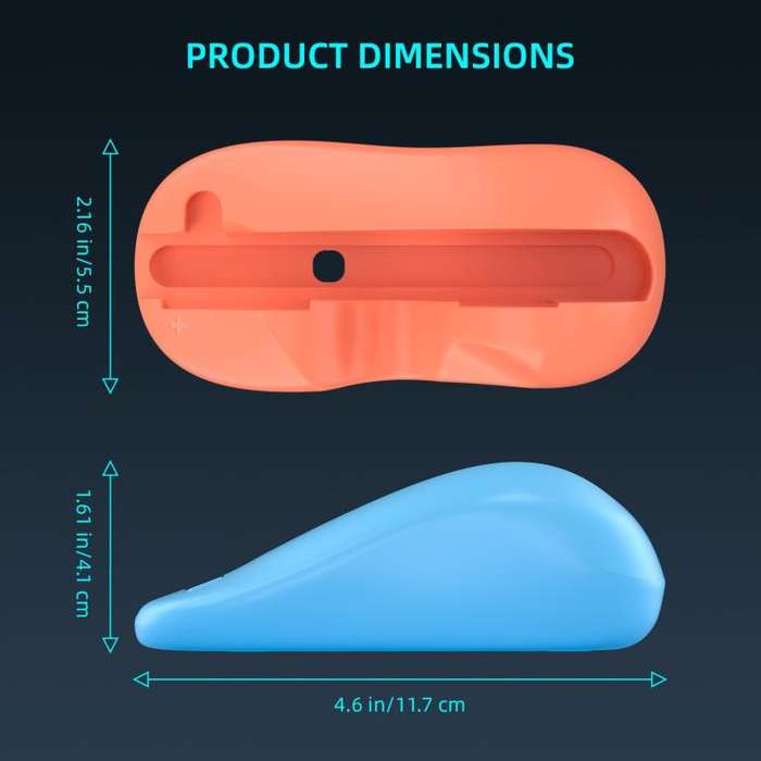 For Nintendo Switch 2  Mini Portable Handle Turns To A Mouse In Seconds(Black)