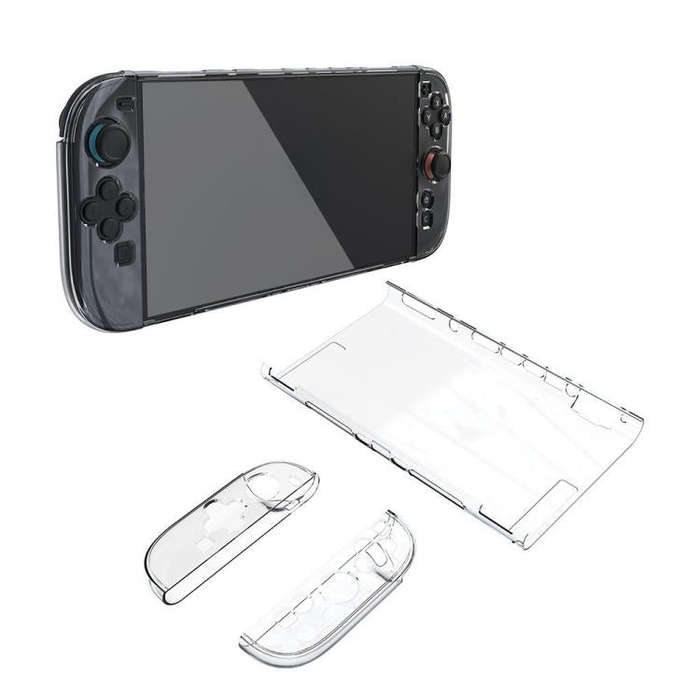 For Nintendo Switch 2  Game Console Split Full Cover Transparent PC Protective Case