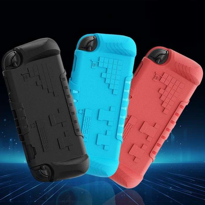 For Nintendo Switch 2 Game Console Anti-Slip And Anti-Drop Liquid EVA Protective Case(Blue)