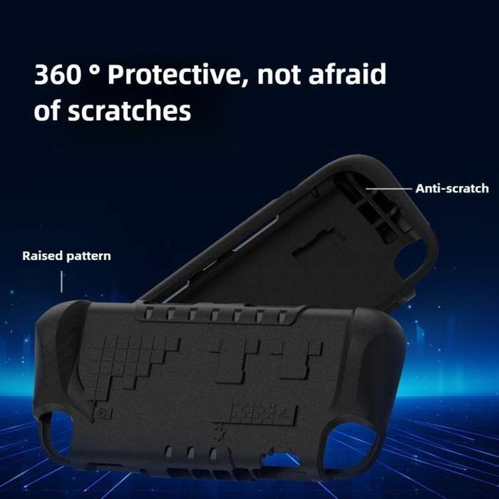 For Nintendo Switch 2 Game Console Anti-Slip And Anti-Drop Liquid EVA Protective Case(Blue)