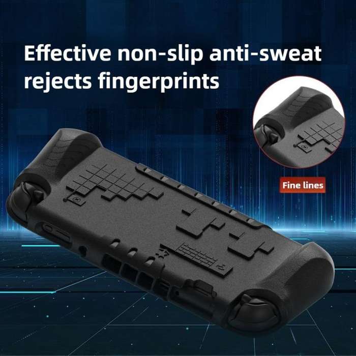 For Nintendo Switch 2 Game Console Anti-Slip And Anti-Drop Liquid EVA Protective Case(Black)