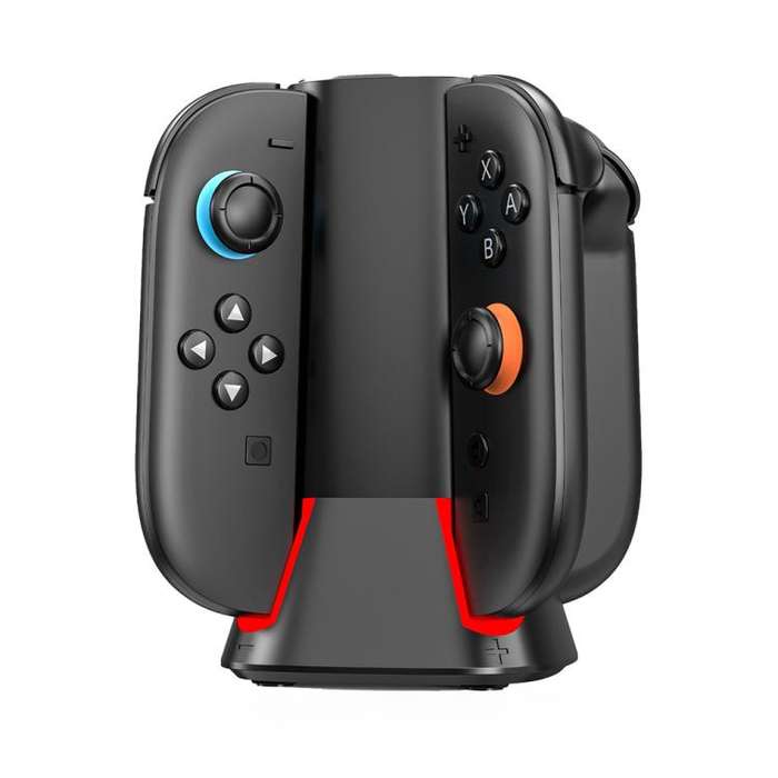 For Nintendo Switch 2 4 in 1 Handle Charging Stand With RGB Dazzling Lights