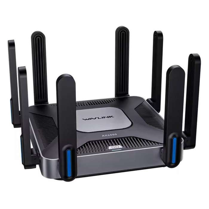 WAVLINK WN592AX6 2.5G Multi Gig Port Quad Core CPU AX6000 Dual Band WiFi 6 Router, Plug:US Plug