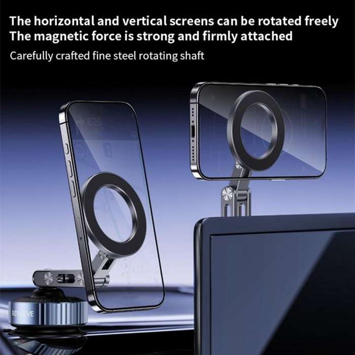 Z25 Vacuum Suction Magnetic Mount Bracket Foldable Car Phone Holder