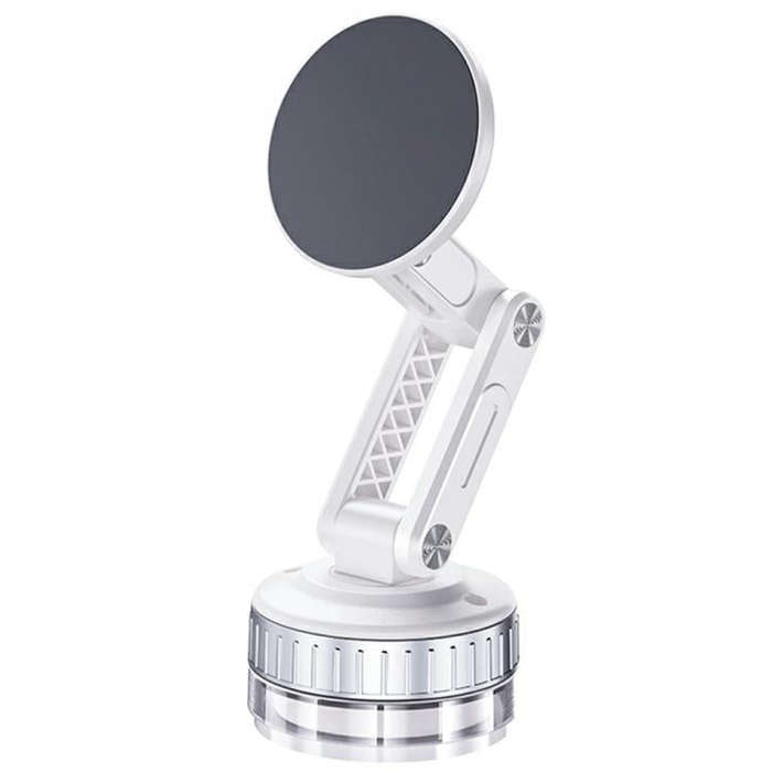 X51 Foldable Magnetic Cellphone Holder Car Dashboard Suction Cup Navigation Phone Holder(White)