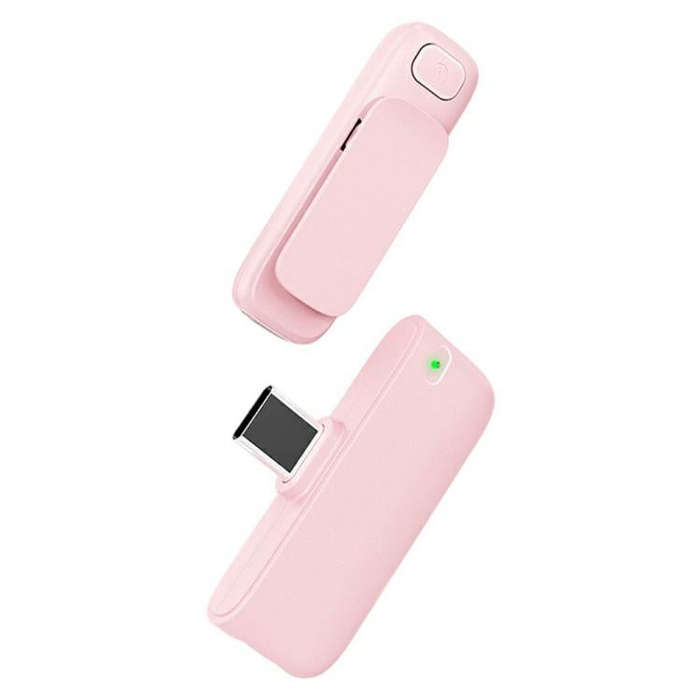 M6 Wireless Microphone AI Noise Reduction Live Streaming Mic(Pink)