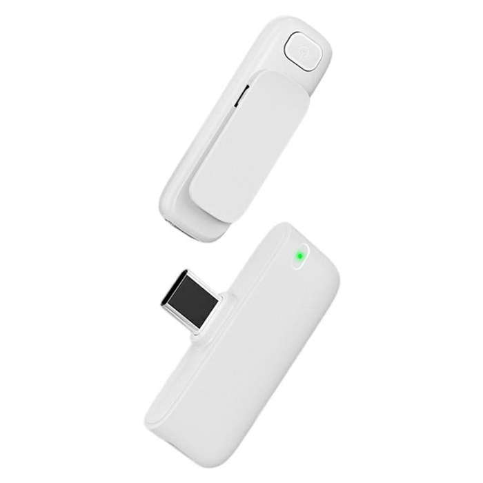 M6 Wireless Microphone AI Noise Reduction Live Streaming Mic(White)