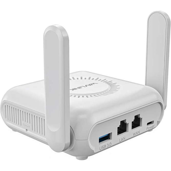WAVLINK WNT100X3  AX3000 160MHz MU-MIMO OFDMA VPN Dual Band WiFi 6 Travel Router, Color:EU Plug