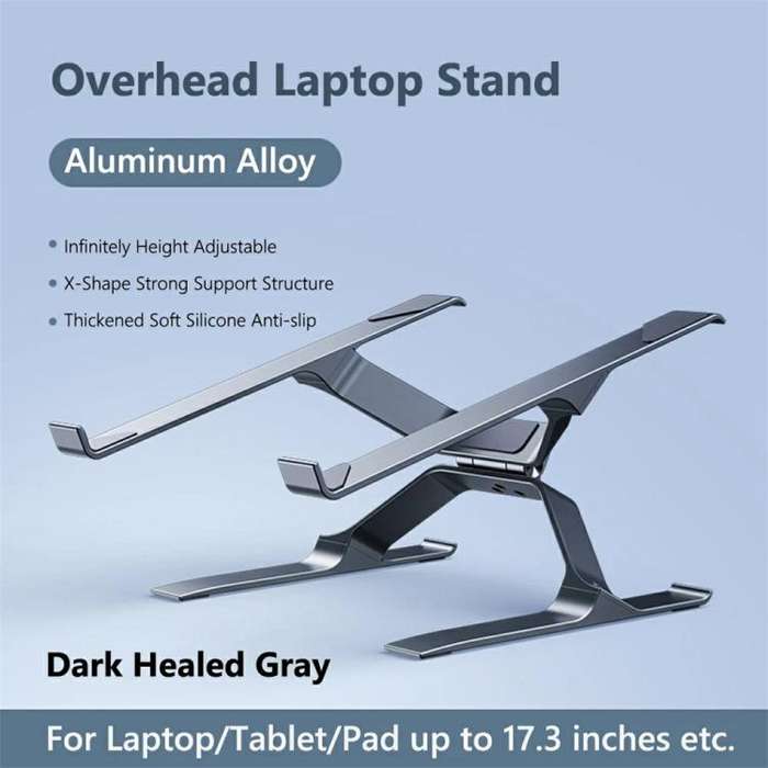 P70 X-Shape Aluminum Alloy Stand Height Adjustable Foldable Cooling Bracket for Laptop / Tablet(S...