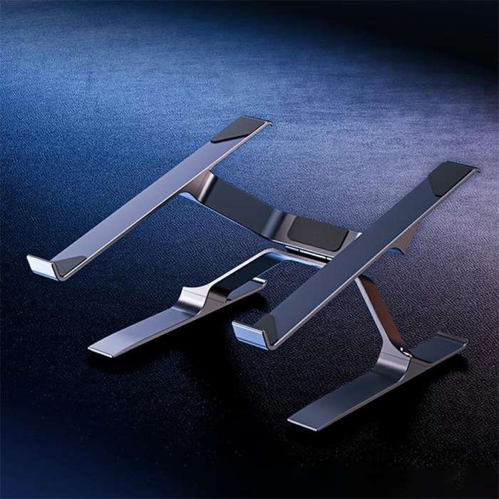 P70 X-Shape Aluminum Alloy Stand Height Adjustable Foldable Cooling Bracket for Laptop / Tablet(S...
