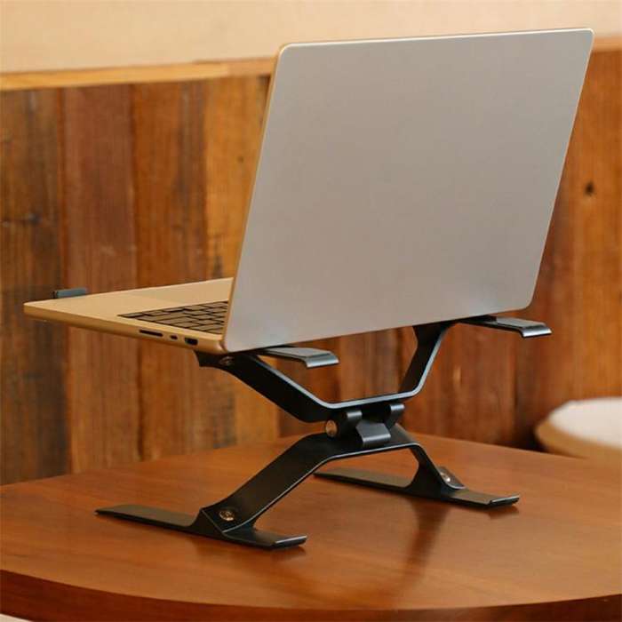P70 X-Shape Aluminum Alloy Stand Height Adjustable Foldable Cooling Bracket for Laptop / Tablet(S...