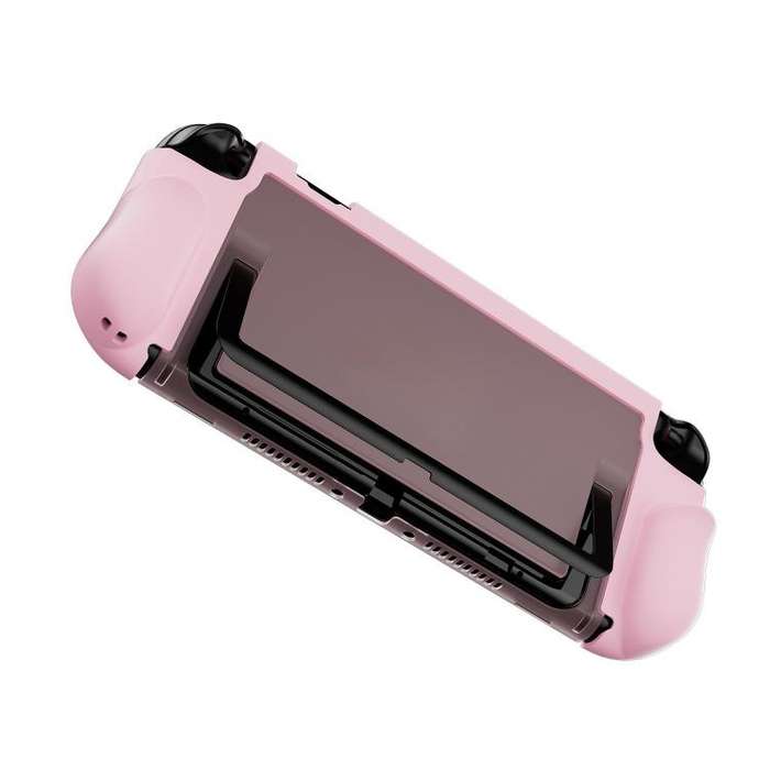 For Nintendo Switch 2 Game Machine Shockproof TPU+PC Protective Case(Pink)