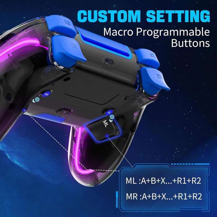 For Sony PS4 Dual Hall Effect Joystick Game Controllers