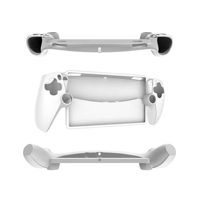 For Sony PS5  Game Console Silicone Protective Case(White)