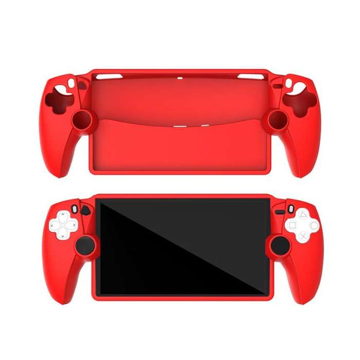 For Sony PS5  Game Console Silicone Protective Case(Red)